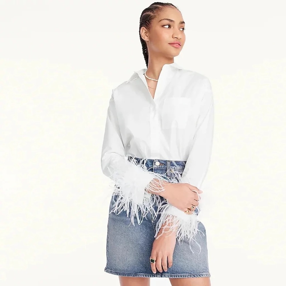 J. Crew Collection Poplin Button-Up Shirt